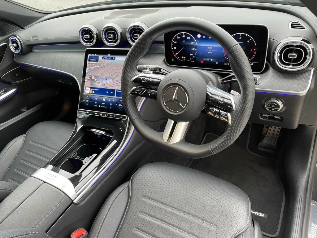 Mercedes-Benz C Class 2.0 C300dh Mhev Amg Line Premium Estate Dies LB75MDF Grey #6