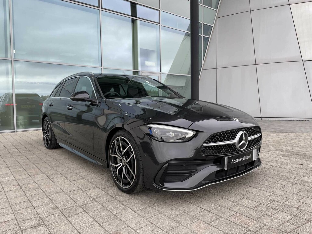 Mercedes-Benz C Class 2.0 C300dh Mhev Amg Line Premium Estate Dies Grey