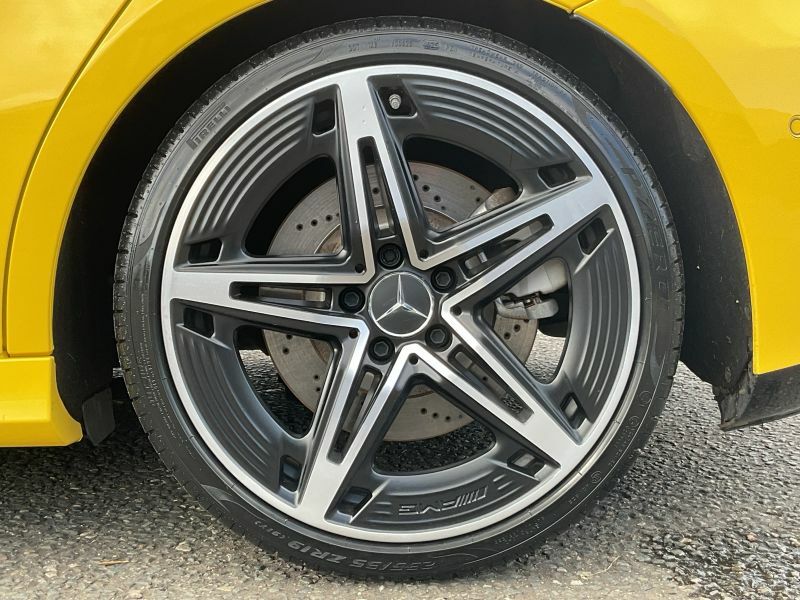 Mercedes-Benz A Class A 35 4Matic Premium Hatchback WA73VNK Yellow #4