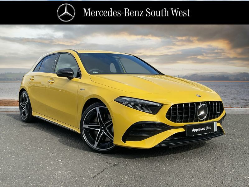 Mercedes-Benz A Class A 35 4Matic Premium Hatchback Yellow