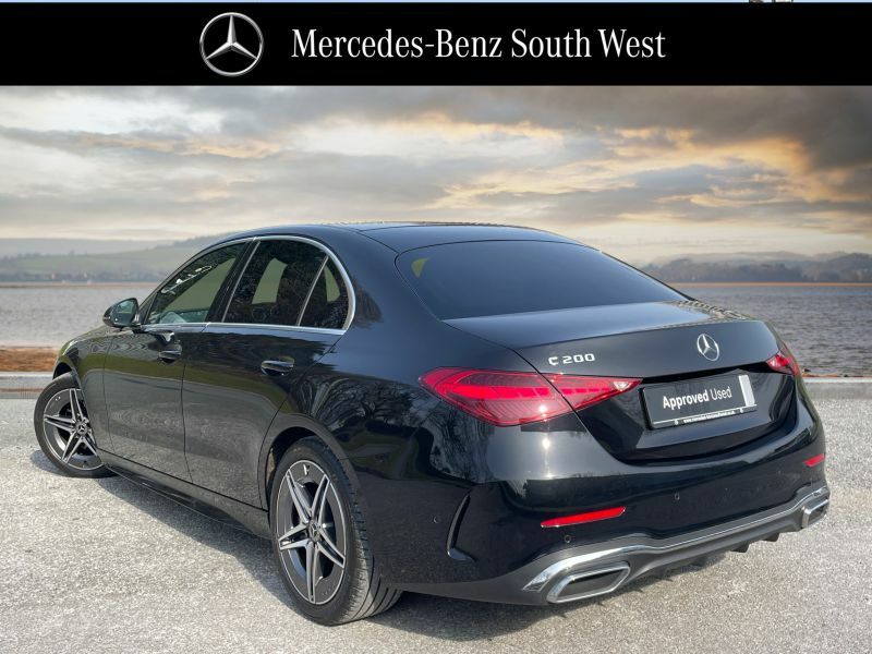 Mercedes-Benz C Class Saloon KN75WML Black #2