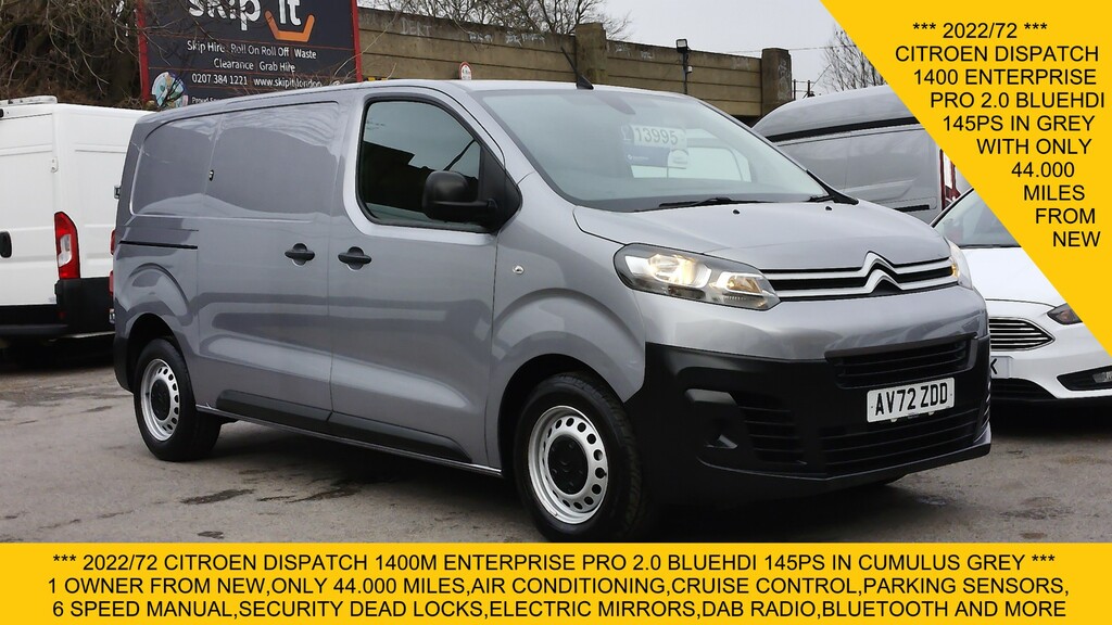 Citroen Dispatch 1400M Enterprise Pro 2.0 Bluehdi 145Ps In Grey Wit 