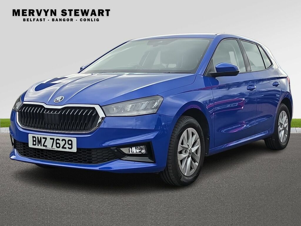 Skoda Fabia Se Comfort 1.0 Mpi 80 Ps 5G Man 2023 BMZ7629 Blue #4