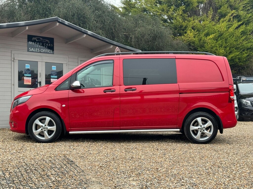 Mercedes-Benz Vito 2.1 119 Cdi Bluetec Sport Crew Van G-tronic Rwd L Red #3