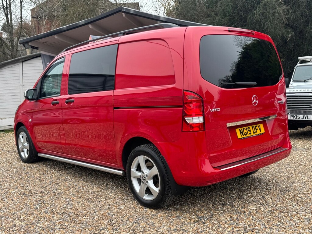 Mercedes-Benz Vito 2.1 119 Cdi Bluetec Sport Crew Van G-tronic Rwd L Red #4