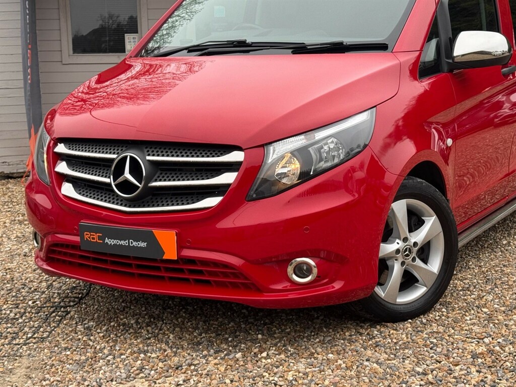 Mercedes-Benz Vito 2.1 119 Cdi Bluetec Sport Crew Van G-tronic Rwd L Red #5