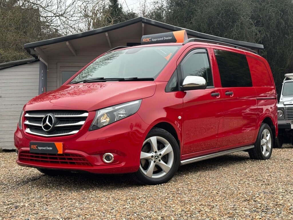 Mercedes-Benz Vito 2.1 119 Cdi Bluetec Sport Crew Van G-tronic Rwd L Red #2