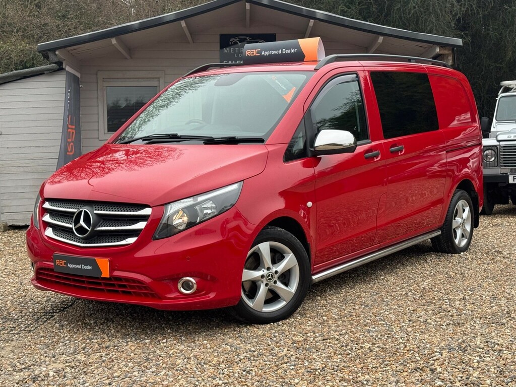 Mercedes-Benz Vito 2.1 119 Cdi Bluetec Sport Crew Van G-tronic Rwd L Red
