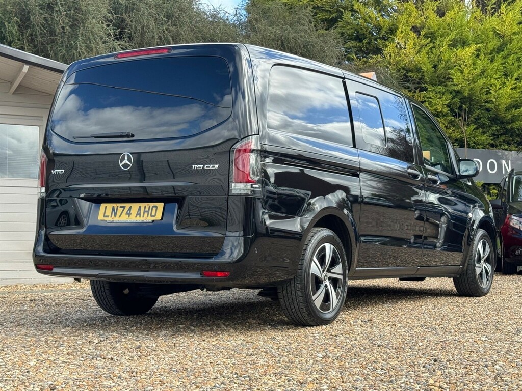 Mercedes-Benz Vito 2.0 119 Cdi Select Crew Van G-tronic Rwd L2 Euro 6 Black #4