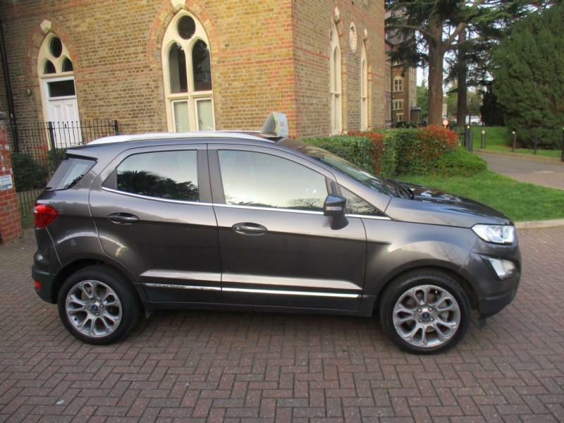 Ford Ecosport 1.0 Ecoboost 125 Titanium Low Mileage Satnav B NX69GZD Grey #4
