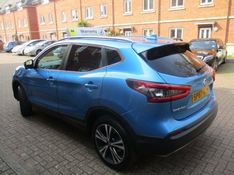 Nissan Qashqai 1.2 Dig-t N-connecta Fsh Satnav Bluetooth - 20 SP67VGJ Blue #5