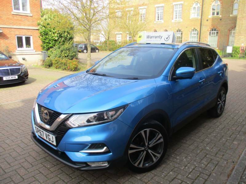 Nissan Qashqai 1.2 Dig-t N-connecta Fsh Satnav Bluetooth - 20 SP67VGJ Blue #3