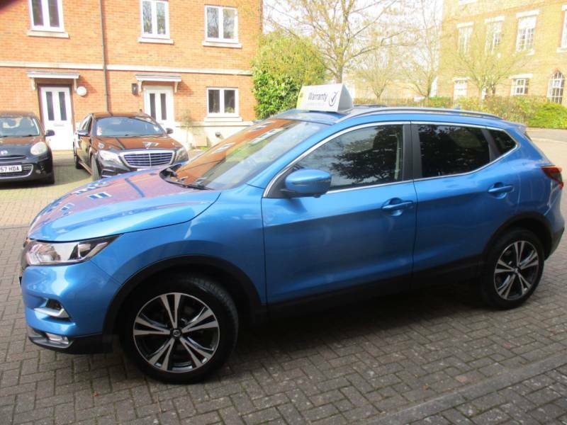 Nissan Qashqai 1.2 Dig-t N-connecta Fsh Satnav Bluetooth - 20 SP67VGJ Blue #4