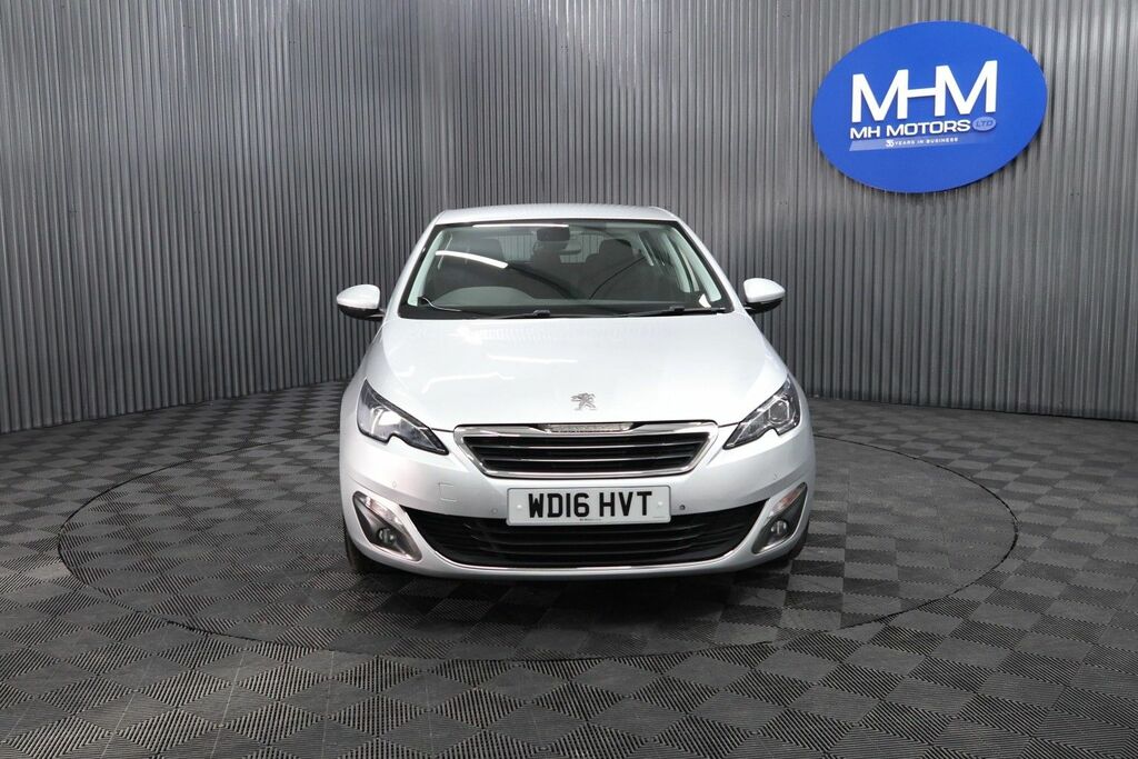 Peugeot 308 Bluehdi Allure Hatchback WD16HVT Silver #2