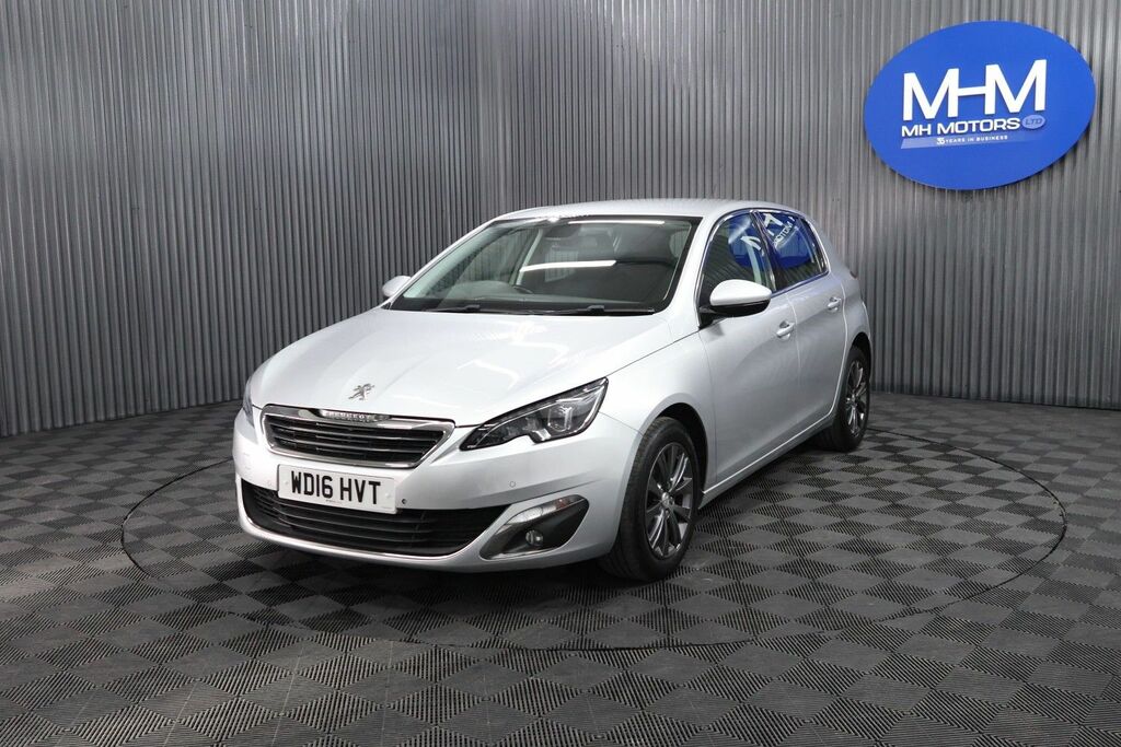 Peugeot 308 Bluehdi Allure Hatchback WD16HVT Silver #3