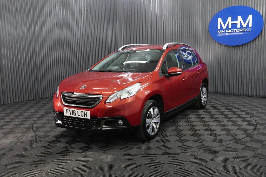 Peugeot 2008 Bluehdi Active Suv FV16LOH Red #2