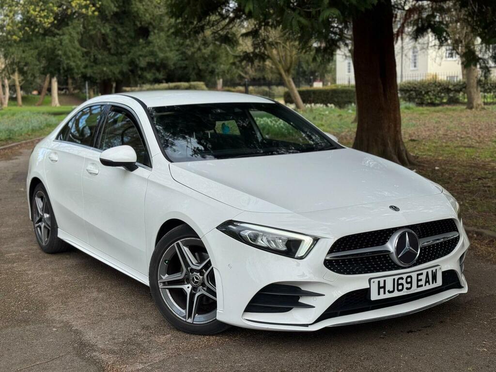 Mercedes-Benz A Class Saloon 1.5 A180d Amg Line Executive 7G-dct Euro White