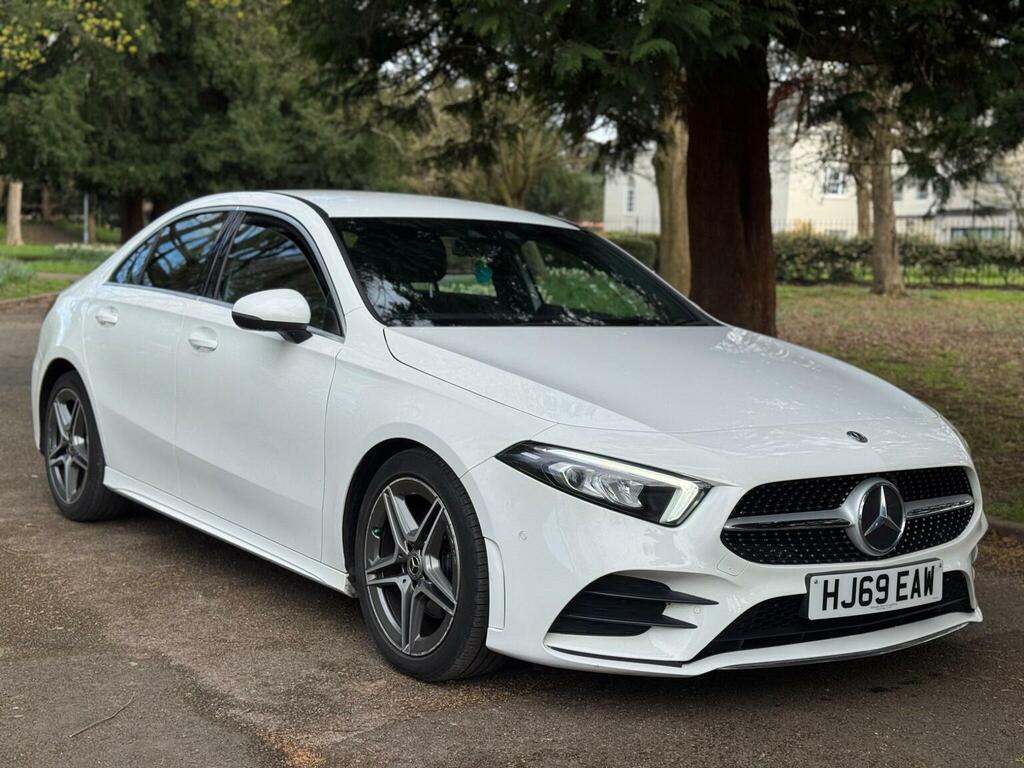 Mercedes-Benz A Class Saloon 1.5 A180d Amg Line Executive 7G-dct Euro HJ69EAW White #5