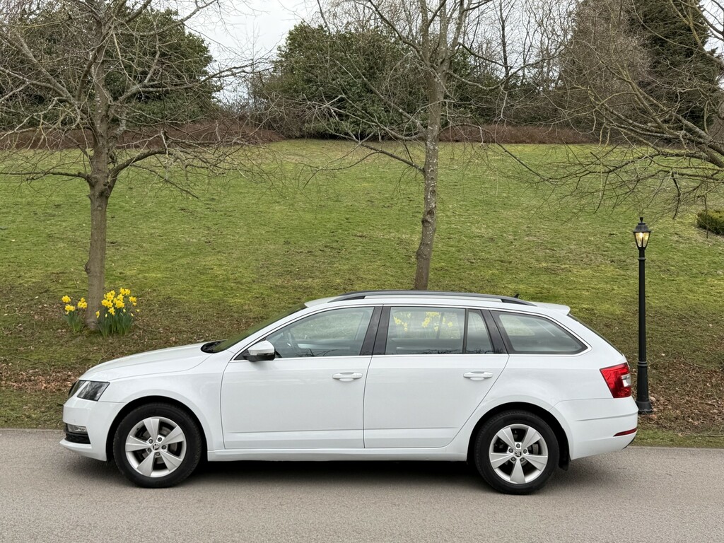 Skoda Octavia Estate 1.6 Tdi Se Technology 201919 OW19RJZ White #5