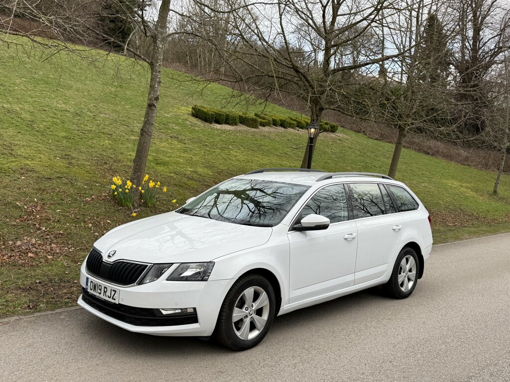 Skoda Octavia Estate 1.6 Tdi Se Technology 201919 OW19RJZ White #4