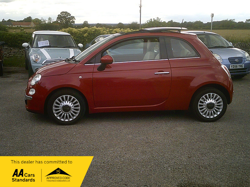 Fiat 500 Lounge Dualogic Red #6