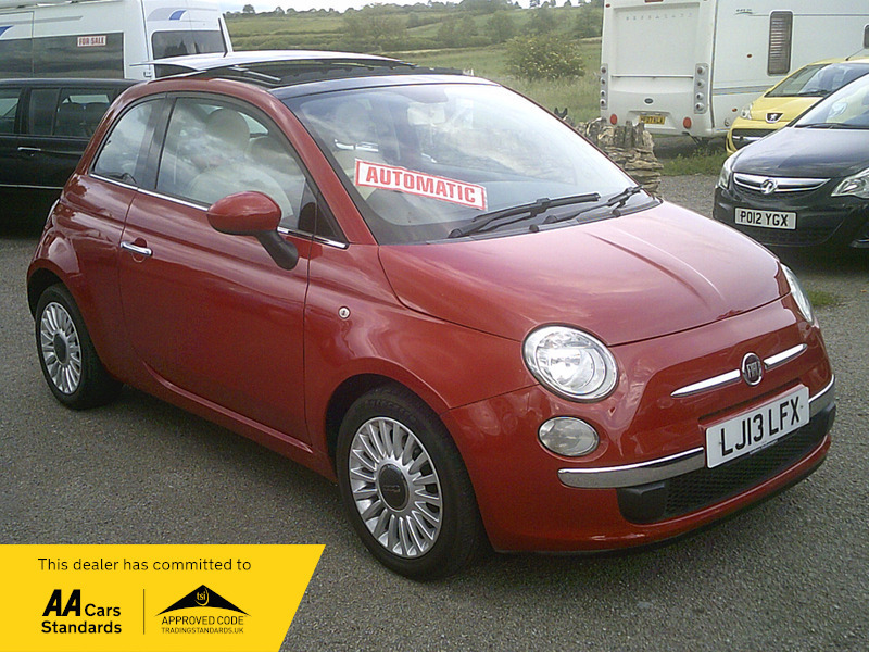 Fiat 500 Lounge Dualogic Red