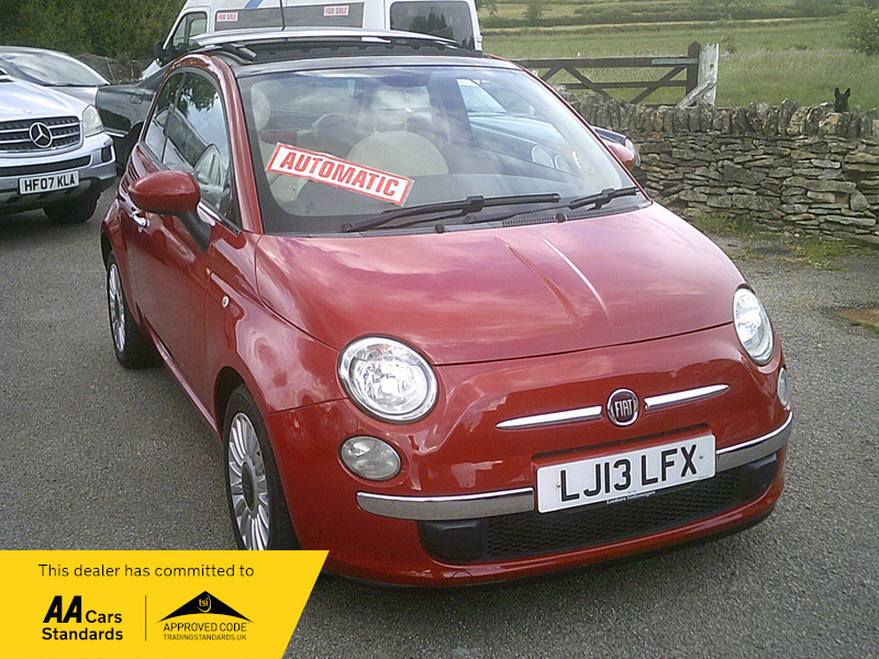 Fiat 500 Lounge Dualogic Red #2