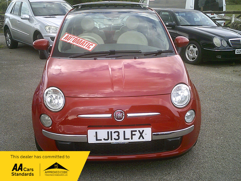 Fiat 500 Lounge Dualogic Red #3