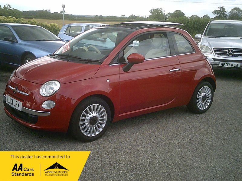 Fiat 500 Lounge Dualogic Red #5