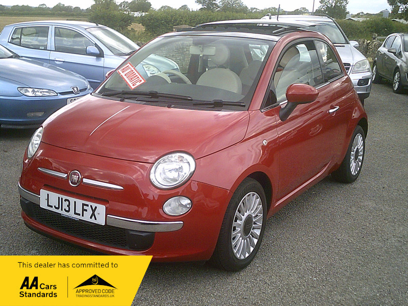 Fiat 500 Lounge Dualogic Red #4
