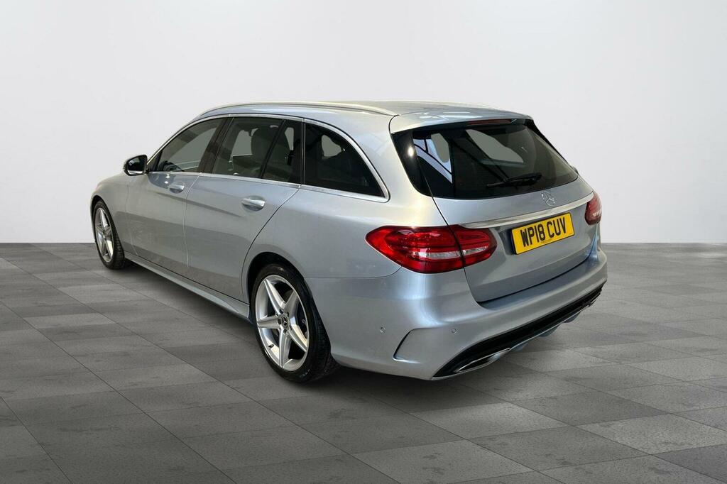Mercedes-Benz C Class 2.1 C220d Amg Line G-tronic Euro 6 Ss WP18CUV Silver #5