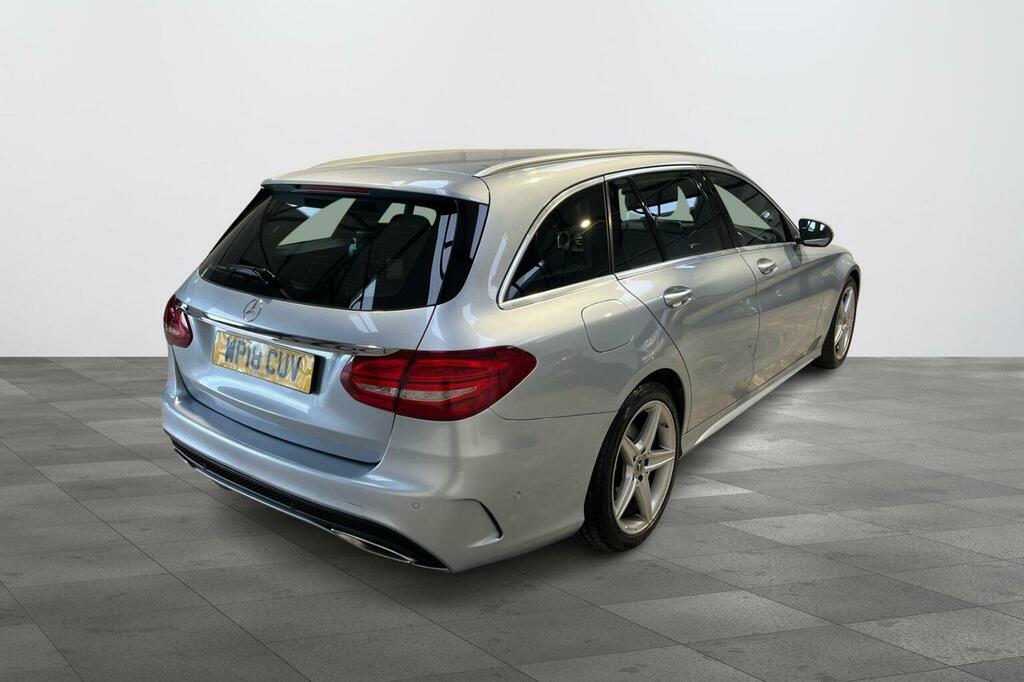 Mercedes-Benz C Class 2.1 C220d Amg Line G-tronic Euro 6 Ss WP18CUV Silver #3