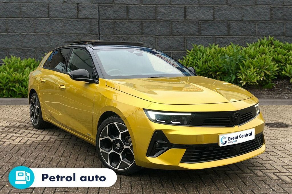 Vauxhall Astra 1.2L Ultimate Yellow
