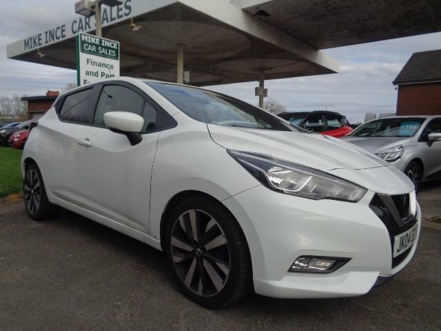 Nissan Micra 1.0 Ig-t Tekna Hatchback Euro 6 White