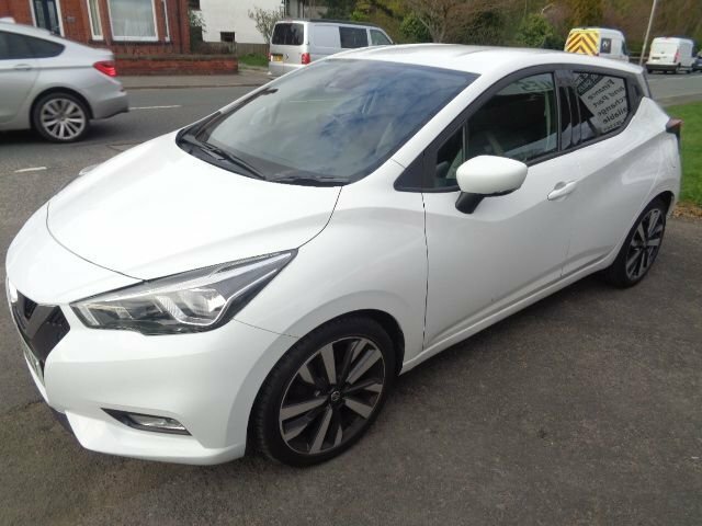 Nissan Micra 1.0 Ig-t Tekna Hatchback Euro 6 WH19YZO White #3