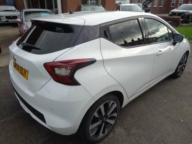 Nissan Micra 1.0 Ig-t Tekna Hatchback Euro 6 WH19YZO White #6