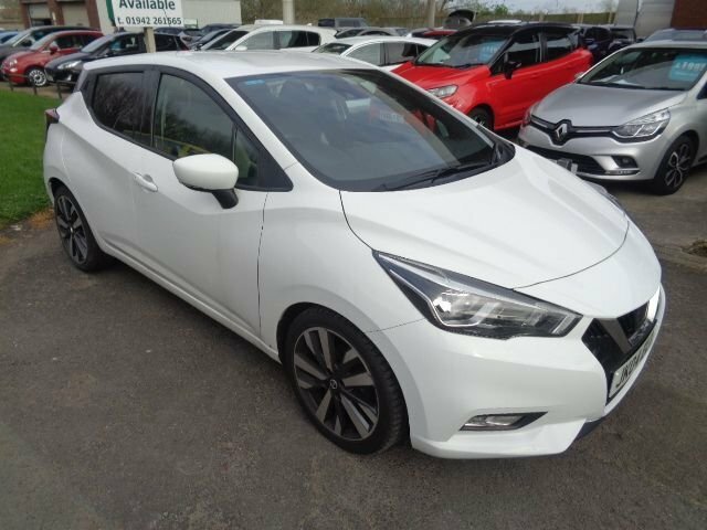 Nissan Micra 1.0 Ig-t Tekna Hatchback Euro 6 WH19YZO White #2