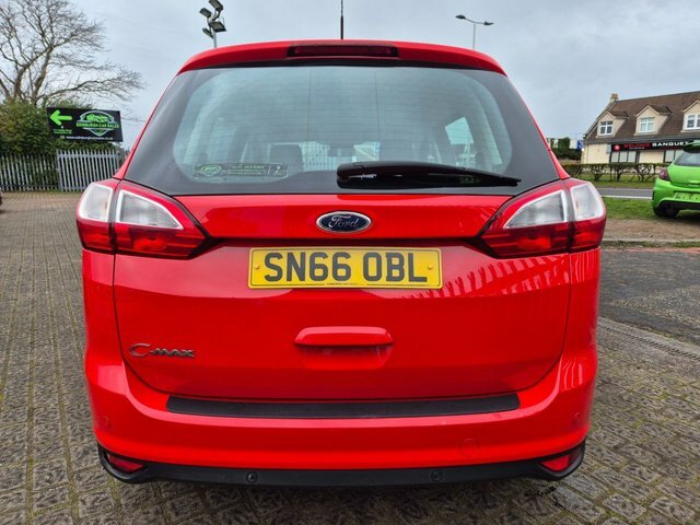 Ford Grand C-Max Tdci Zetec Mpv SN66OBL Red #5