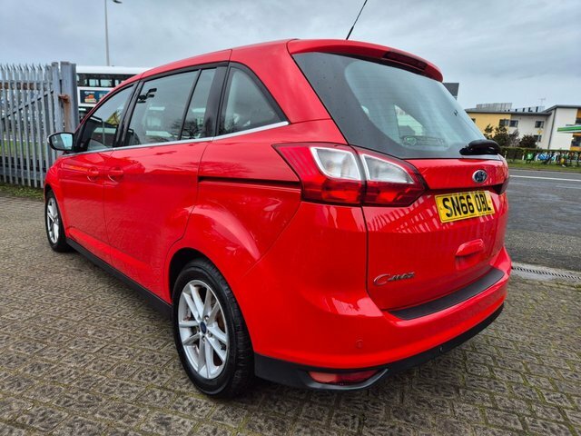 Ford Grand C-Max Tdci Zetec Mpv SN66OBL Red #4