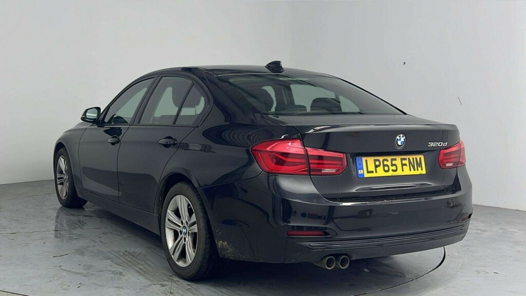 BMW 3 Series 2.0 320D Sport Saloon LP65FNM Black #6