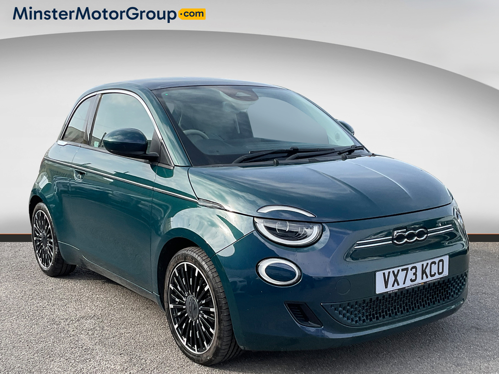 Fiat 500E La Prima Green