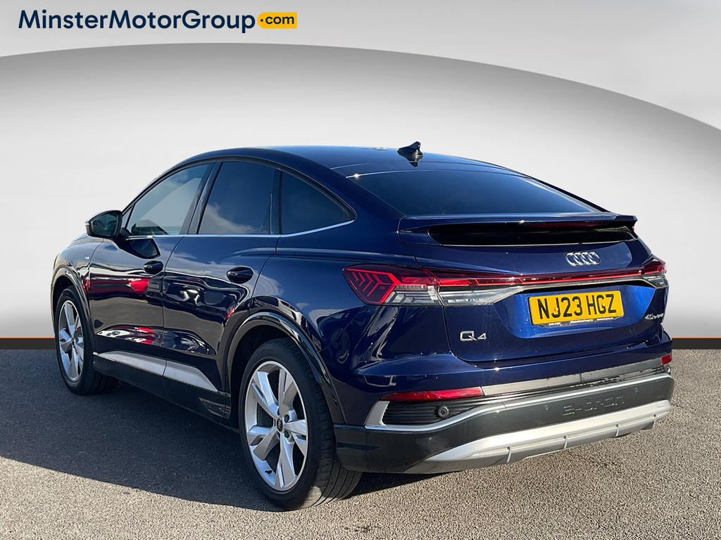 Audi Q4 E Tron S Line 40 NJ23HGZ Blue #4