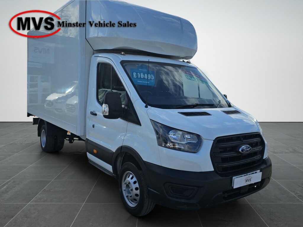 Ford Transit Custom Transit-350-luton-l4-2.0l-ecoblue-130ps-rwd-6-spee YR21NDG White #2