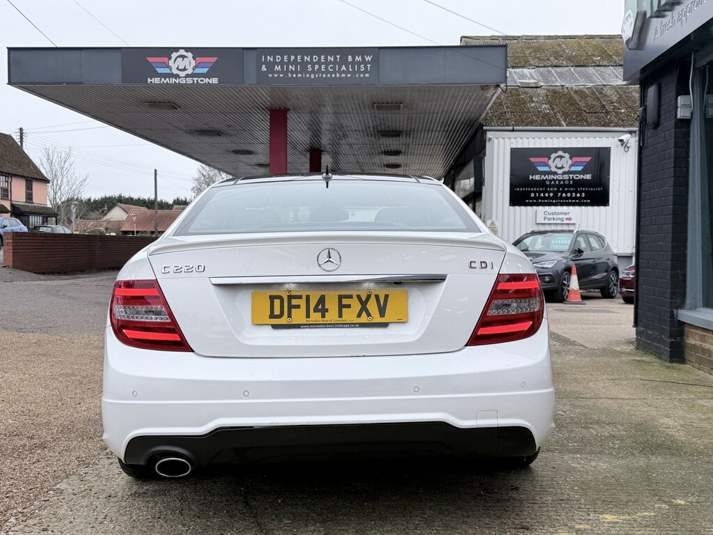 Mercedes-Benz C Class Coupe 2.1 C220 Cdi Amg Sport Edition 201414 DF14FXV White #6