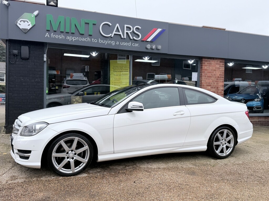 Mercedes-Benz C Class Coupe 2.1 C220 Cdi Amg Sport Edition 201414 White