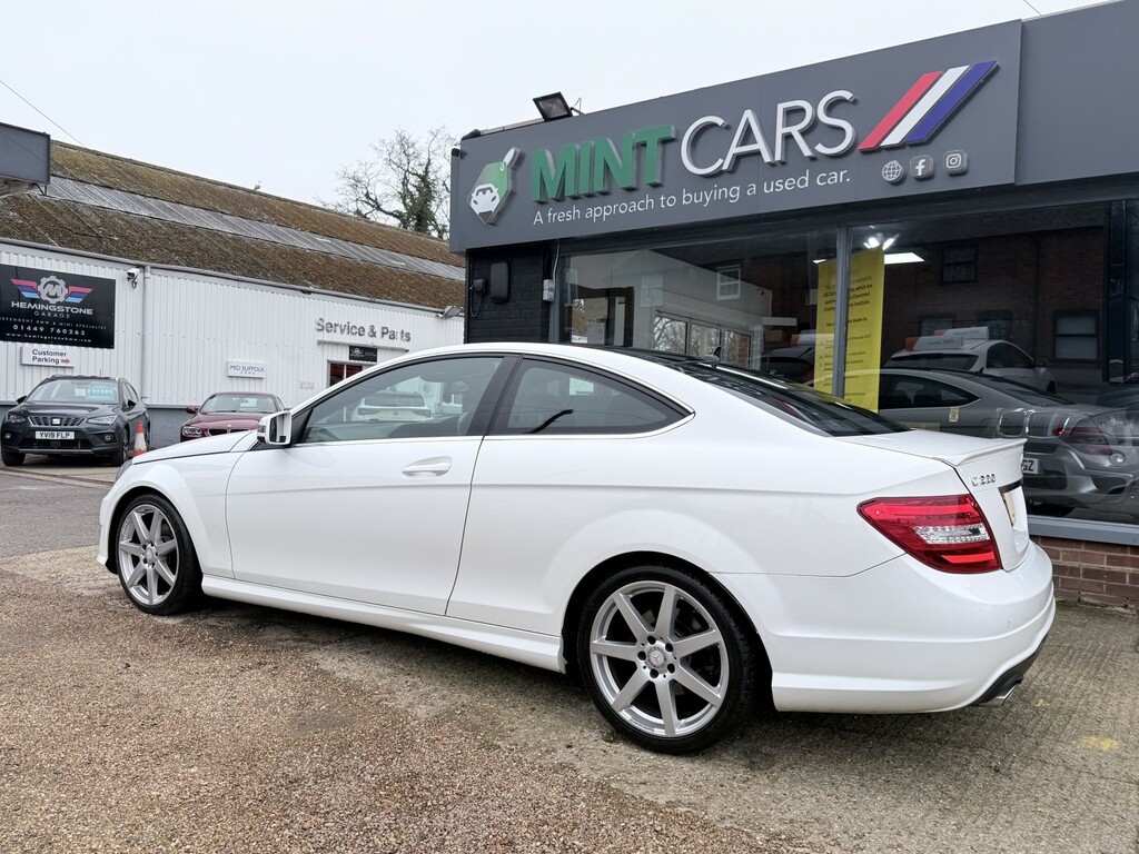 Mercedes-Benz C Class Coupe 2.1 C220 Cdi Amg Sport Edition 201414 DF14FXV White #3