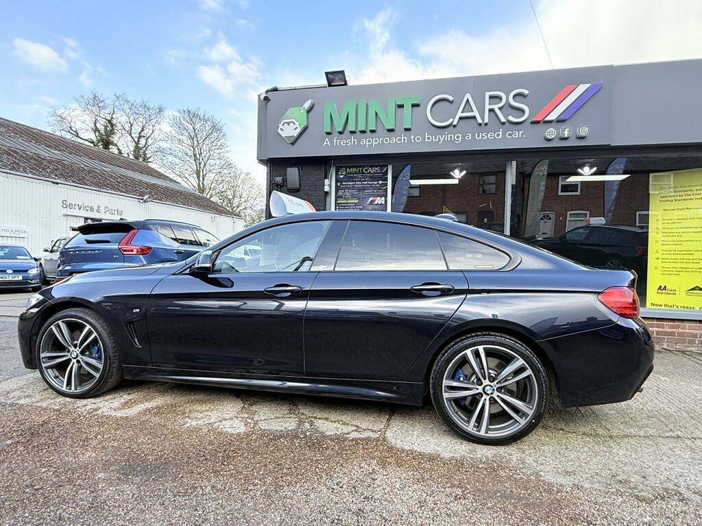 BMW 4 Series Gran Coupe Hatchback 2.0 420D Xdrive M Sport Gran Coupe 2016 AY16YXR Black #4