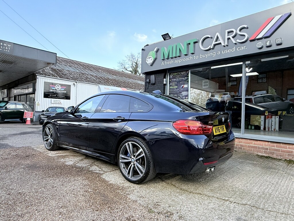 BMW 4 Series Gran Coupe Hatchback 2.0 420D Xdrive M Sport Gran Coupe 2016 AY16YXR Black #6