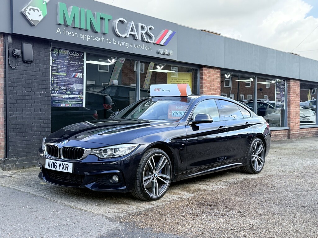 BMW 4 Series Gran Coupe Hatchback 2.0 420D Xdrive M Sport Gran Coupe 2016 AY16YXR Black #2