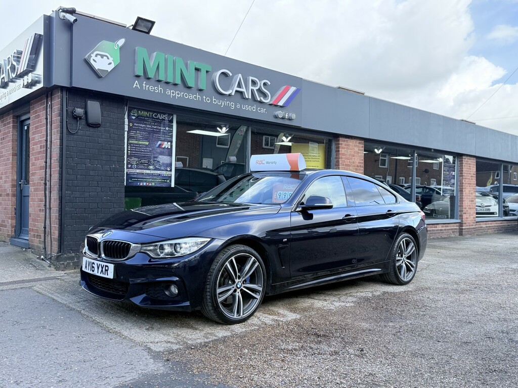 BMW 4 Series Gran Coupe Hatchback 2.0 420D Xdrive M Sport Gran Coupe 2016 AY16YXR Black #3